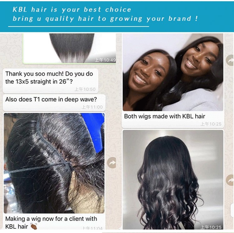 KBL 100% virgin brazilian hair bundles with cuticle aligned hair body wave