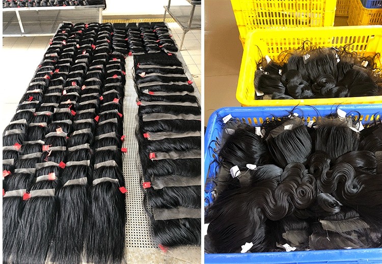 Wholesale kbl hair closure and bundles match transparent lace pre-plucked hair line deep wave