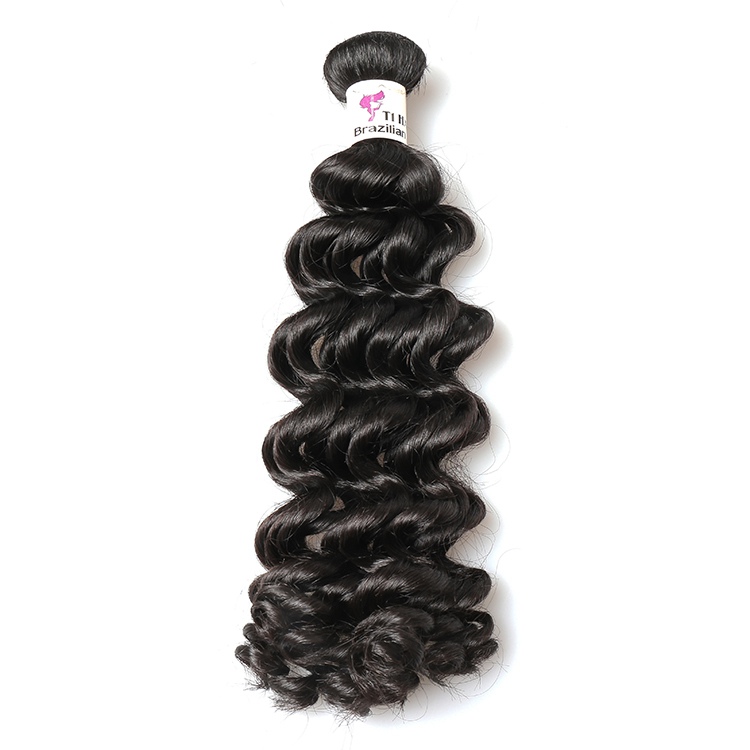 T1 Brazilian raw virgin hair bundles with cuticle aligned hair 12-26 inches deep wave bundles