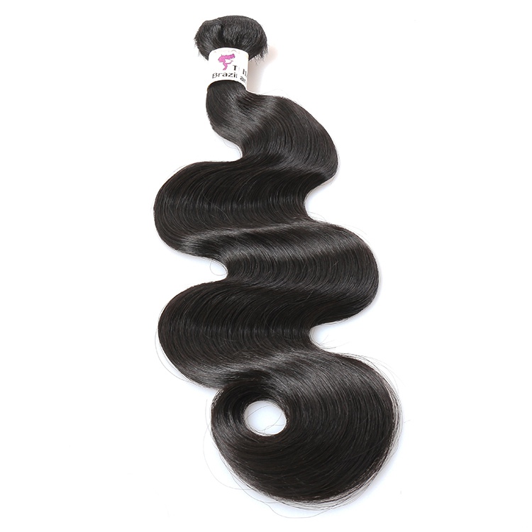 T1 Brazilian virgin hair bundles body wave 12-26 inches natural color