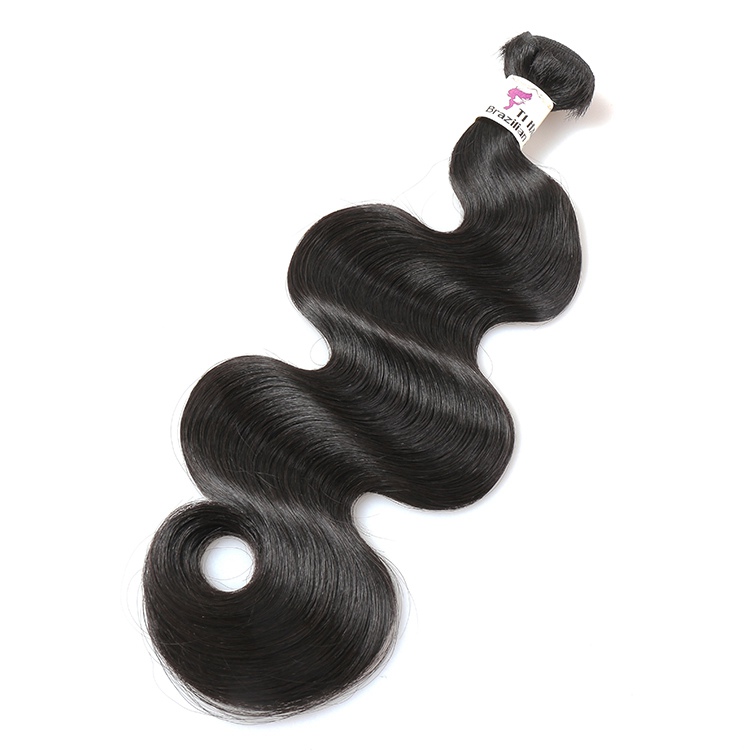 T1 Brazilian virgin hair bundles body wave 12-26 inches natural color