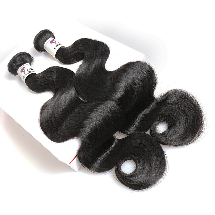 T1 Brazilian virgin hair bundles body wave 12-26 inches natural color