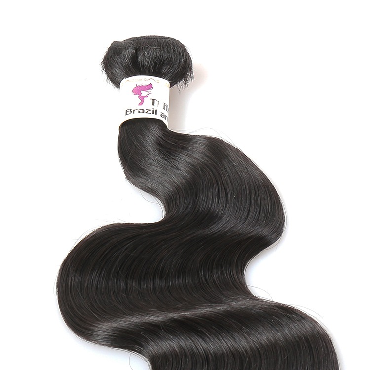 T1 Brazilian virgin hair bundles body wave 12-26 inches natural color