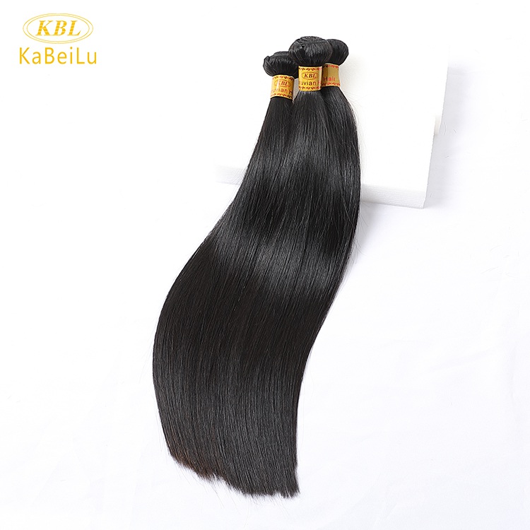 KBL peruvian human hair extenion straight hair weave 12-26 inches