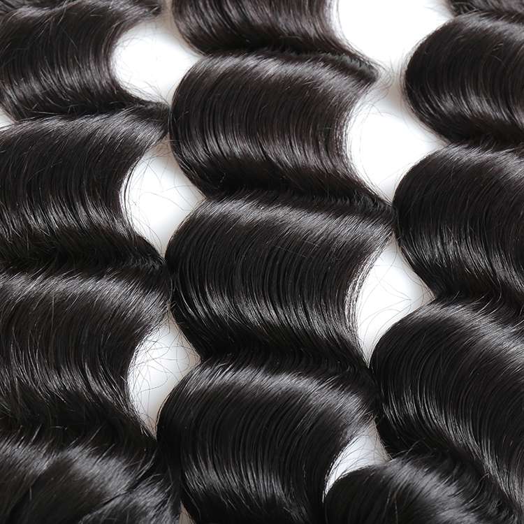 KBL Wholesale Loose Wave Premium Peruvian Hair Natural Black