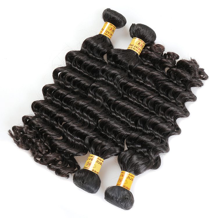 KBL Wholesale 100 Peruvian virgin Hair bundles Natural color deep wave