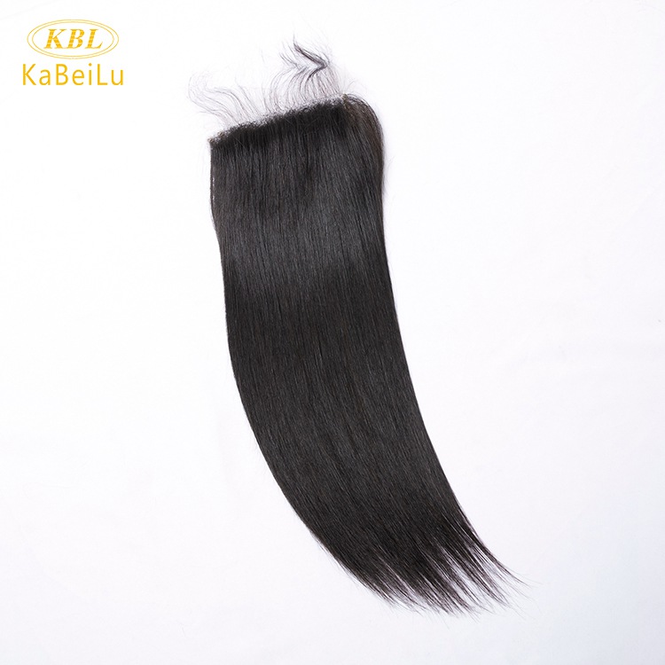 Wholesalle 5*5 transparent lace closure with pre-plucked natural hair line