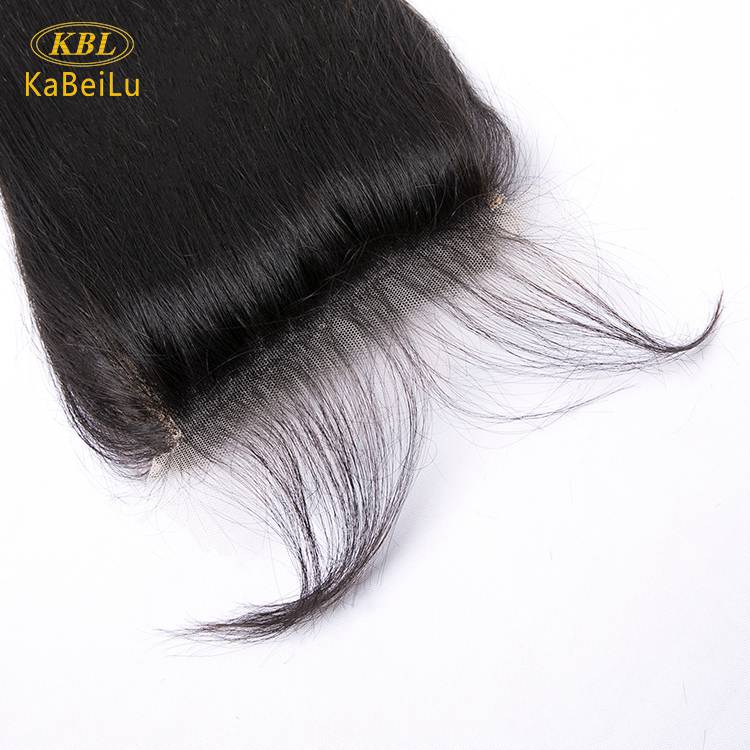 Wholesalle 5*5 transparent lace closure with pre-plucked natural hair line