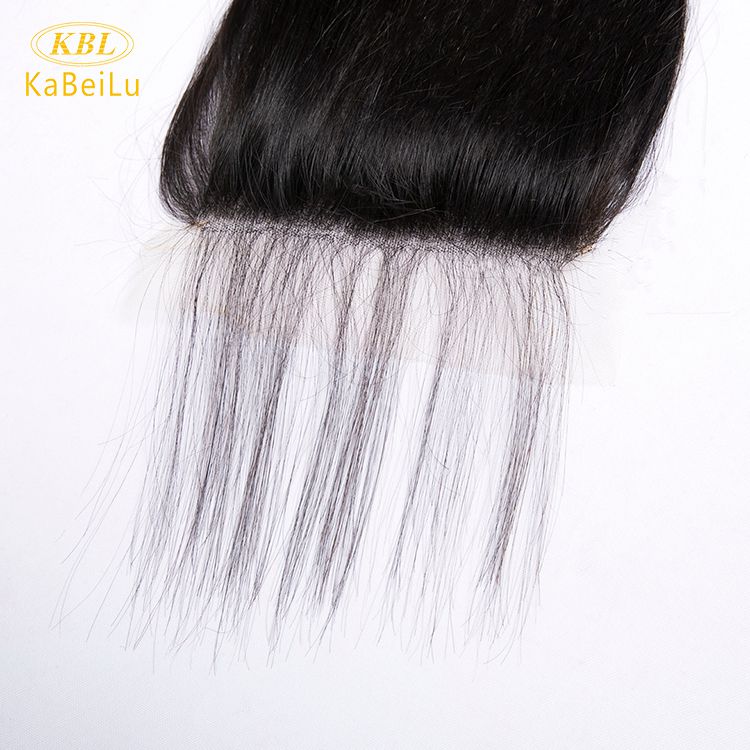 Wholesalle 5*5 transparent lace closure with pre-plucked natural hair line