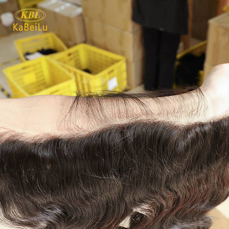 13x5 Lace frontal Virgin Human Hair Natural Hairline body wave