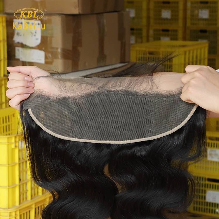 13x5 Lace frontal Virgin Human Hair Natural Hairline body wave