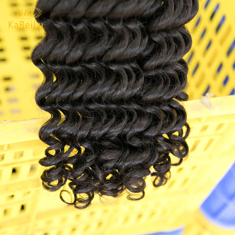 KBL hair vendors brazilian human hair extension cuticle aligned virgin hair deep wave hair bundles