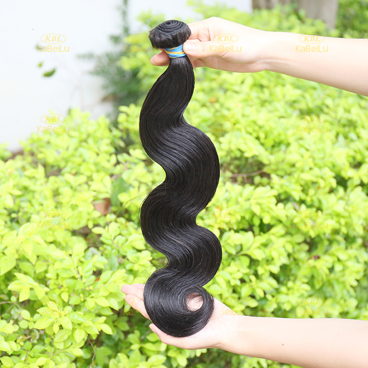 KBL 100% virgin brazilian hair bundles with cuticle aligned hair body wave