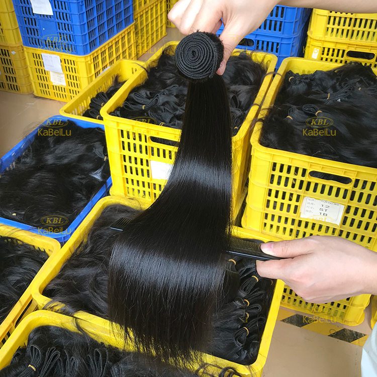 KBL hair vendors Virgin brazilian remy hair cuticle aligned virgin hair bone straight human hair bundles