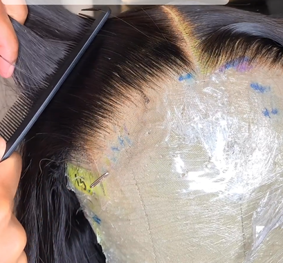 Pre-plucked 5 by 5 Invisible HD lace closure virgin brazilian hair deep wave