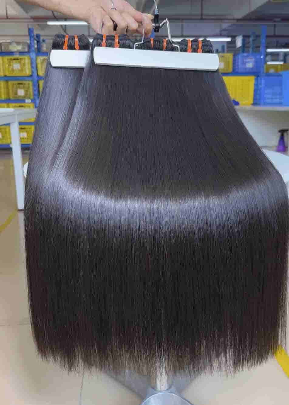 burmese wavy double drawn thai hair bundle